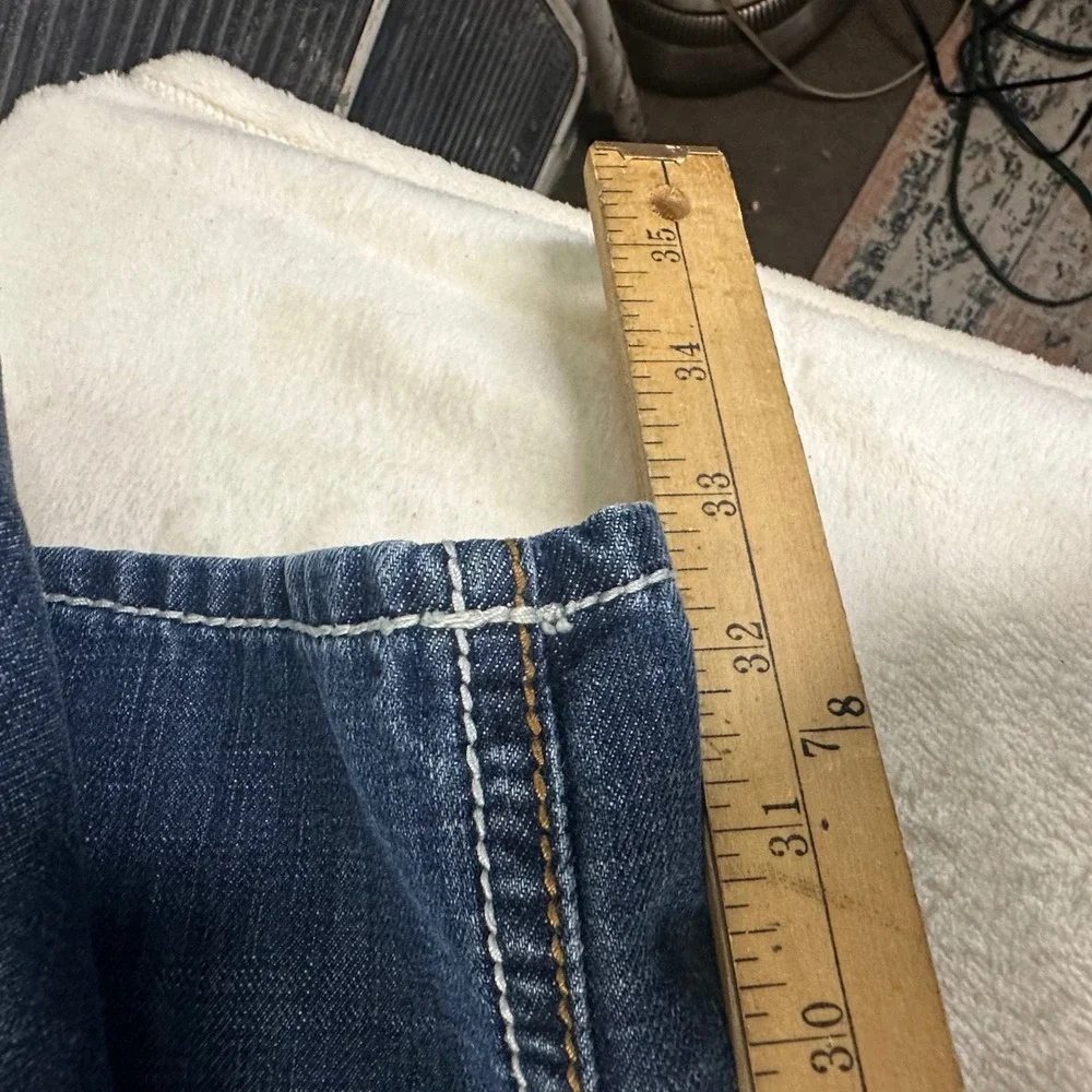 Buffalo David Bitton Driven Basic Straight Jeans Mens 36x34 Blue Medium Wash
